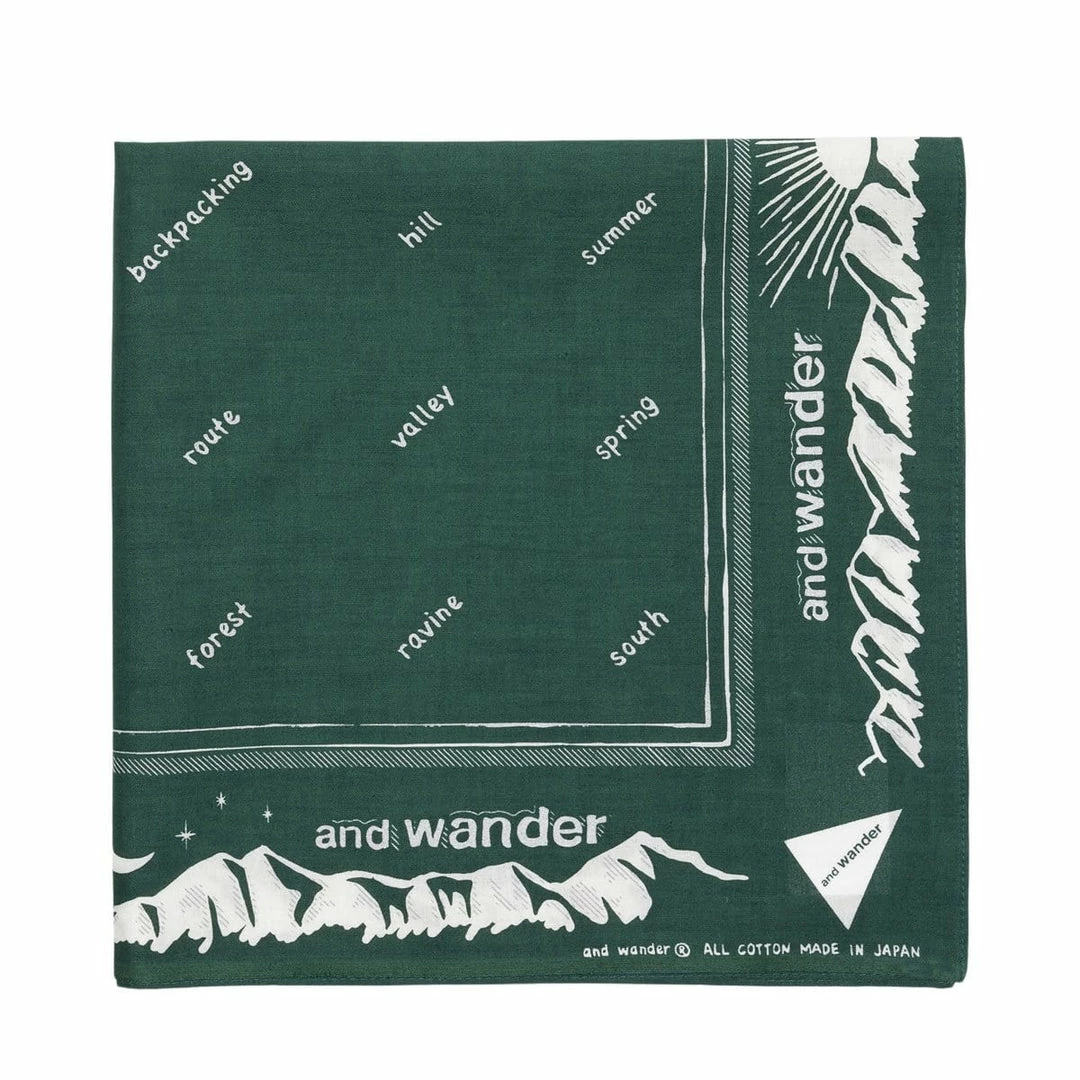 And Wander REFLECTIVE WORDS BANDANNA