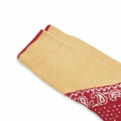 Kapital 96 YARNS HEEL PAISLEY BANDANA SOCKS