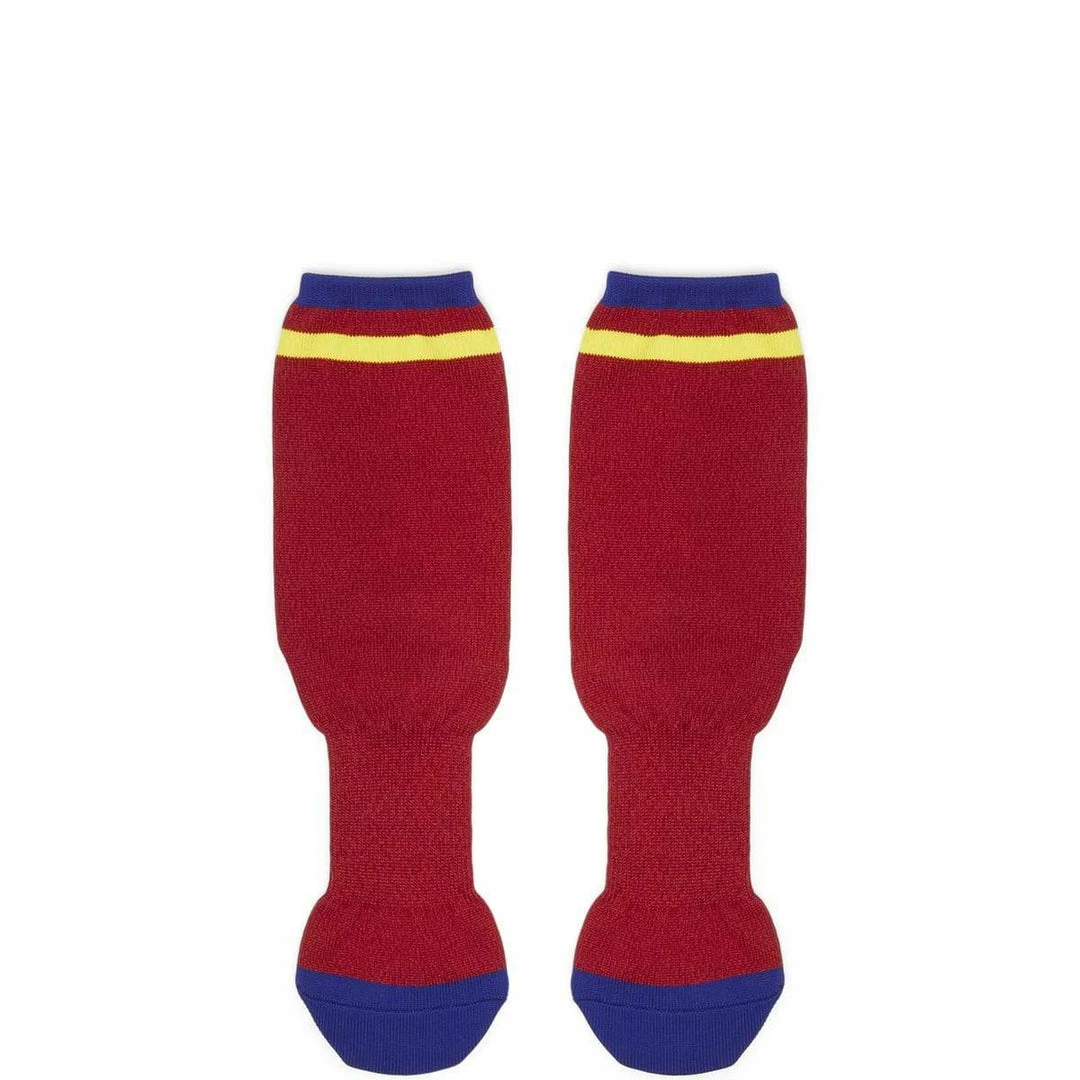 Kapital 144 YARNS SUPER-DRY IVY HEEL-SMILIE SOCKS