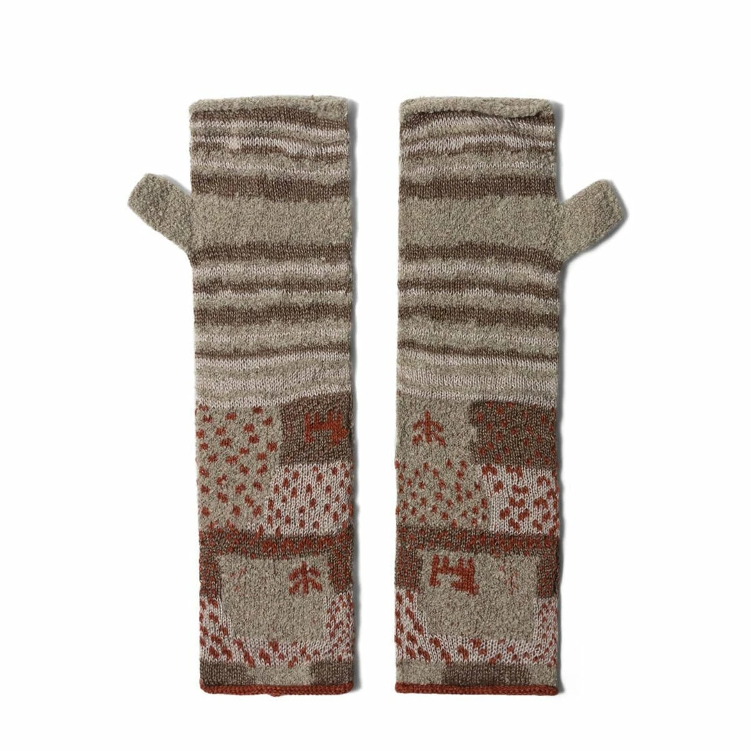 Kapital Scarves & Gloves GABBEH PATCHWORK 2WAYS MITTENS