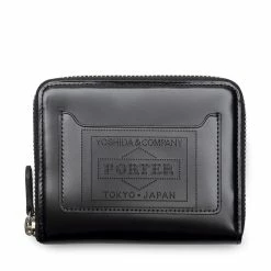 Porter Yoshida Belts STAND FOLDED ZIP WALLET