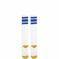 Kapital 144 YARNS HEEL SMILIE EMBROIDERED SKATERS KNEE-HIGH SOCKS Belts