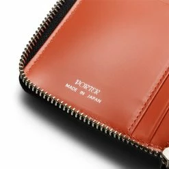 Porter Yoshida PS LEATHER WALLET CHECKER FLAG WALLET