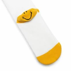 Kapital 144 YARNS HEEL SMILIE EMBROIDERED SKATERS KNEE-HIGH SOCKS Belts