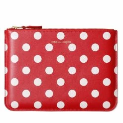 Comme Des Garçons Wallet DOTS PRINTED LEATHER LINE