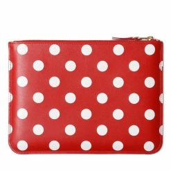 Comme Des Garçons Wallet DOTS PRINTED LEATHER LINE