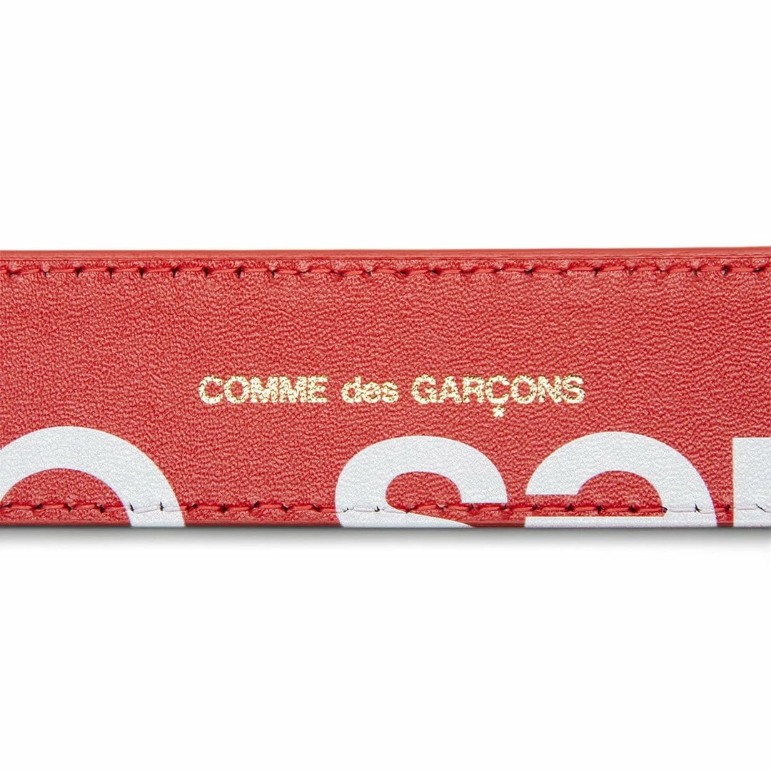 Comme Des Garçons Wallet Belts HUGE LOGO BELT
