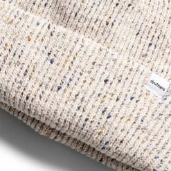 Druthers RECYCLED COTTON MELANGE 1X1 RIB BEANIE Belts