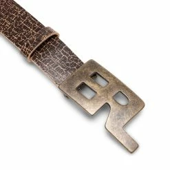 ERL LOGO BELT LEATHER