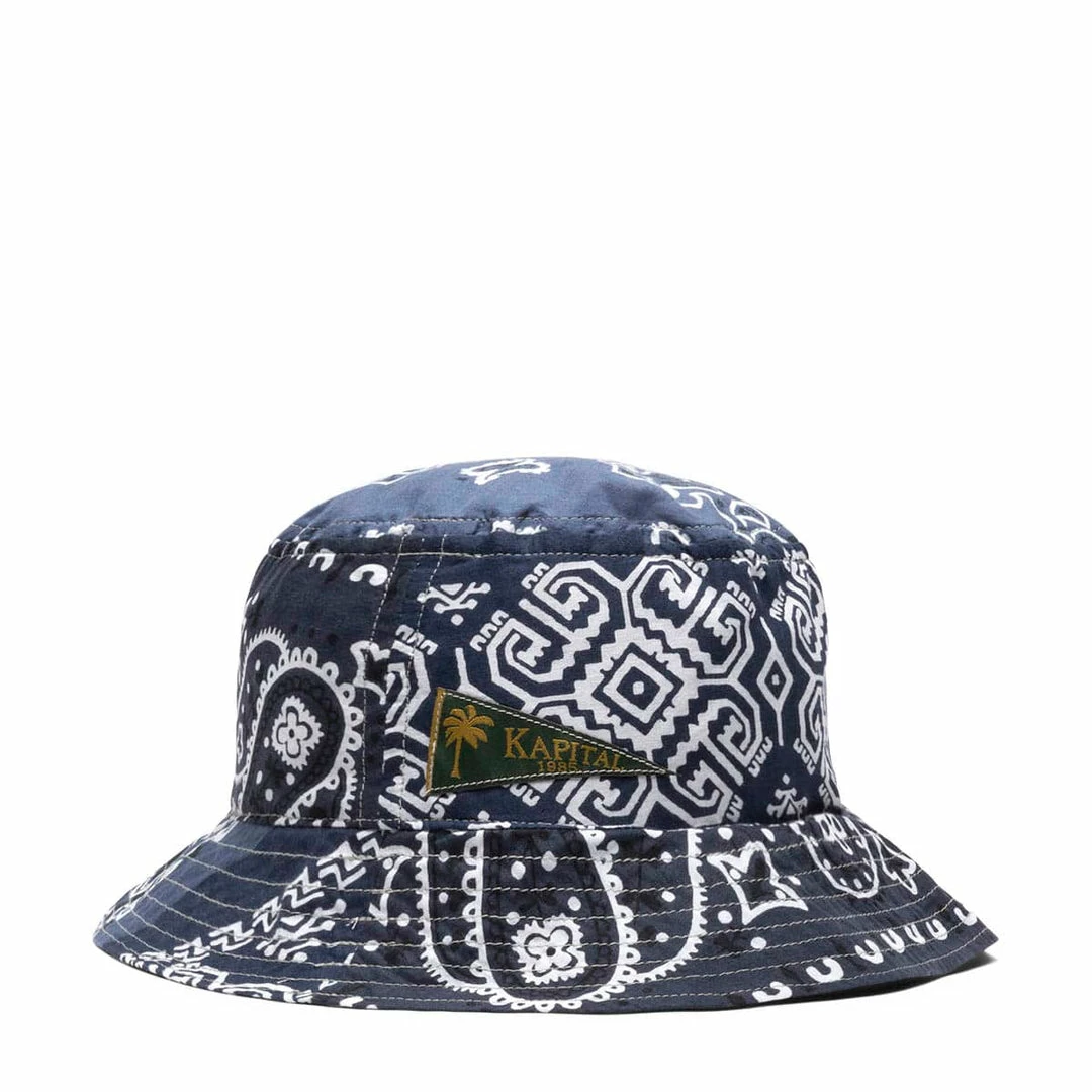 Kapital BANDANA PATCHWORK BUCKET HAT