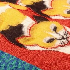 Kapital Scarves & Gloves FULLING WOOL HAPPY SCARF JAPANE MIKE