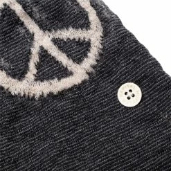 Kapital FULLING WOOL HAPPY SCARF PEACE