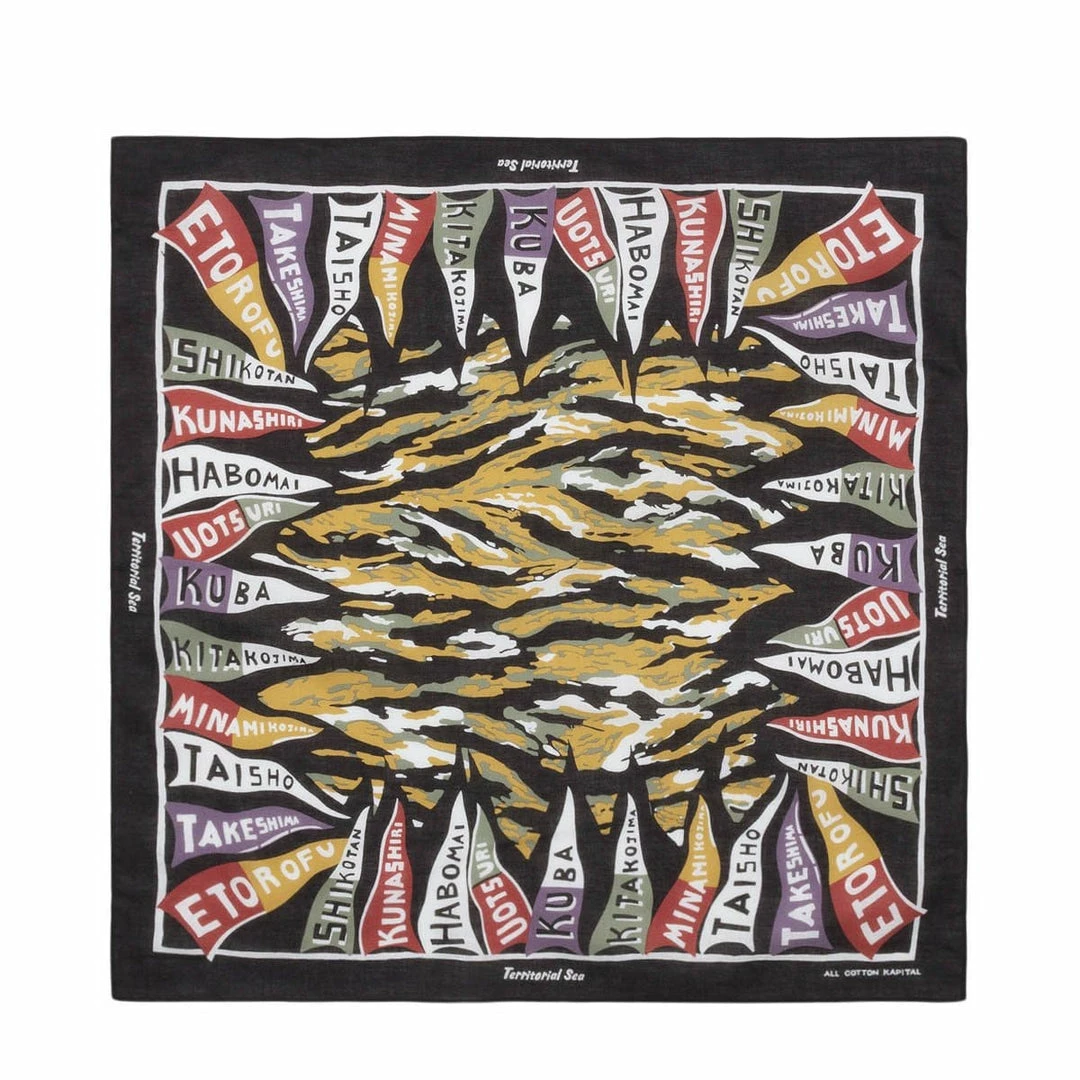 Kapital COLOR BANDANA (FLAG & TERRITORY) Scarves & Gloves