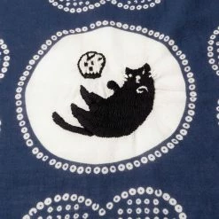 Kapital FASTCOLOR SELVEDGE BANDANA (LOVE CAT EMBROIDERY)