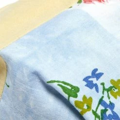 Marketplace Belts ETAKO ETAKO GOLDENROD + INDIGO OVERDYE VINTAGE FLORAL PATCHWORK FACE MASK