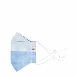 Marketplace Belts ETAKO ETAKO INDIGO VARIATION PATCHWORK FACE MASK