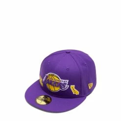 New Era 59FIFTY LOS ANGELES LAKERS IDENTITY FITTED CAP Headwear