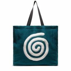 Perks And Mini Bags RECYCLED SHEARLING SPIRAL BAG