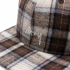 Stüssy FLANNEL PLAID STOCK STRAP BACK