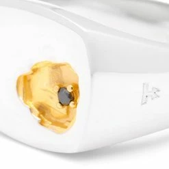 Tom Wood Belts MINED RING SMALL BLACK DIAMOND