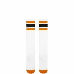 Kapital 144 YARNS HEEL SMILIE EMBROIDERED SKATERS KNEE-HIGH SOCKS Belts