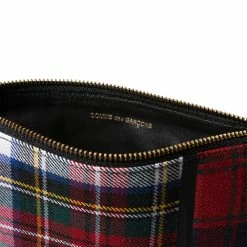 Comme Des Garçons Wallet Belts TARTAN PATCHWORK
