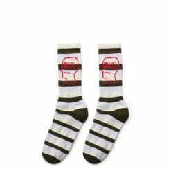Brain Dead Belts STRIPED LOGO HEAD SOCK