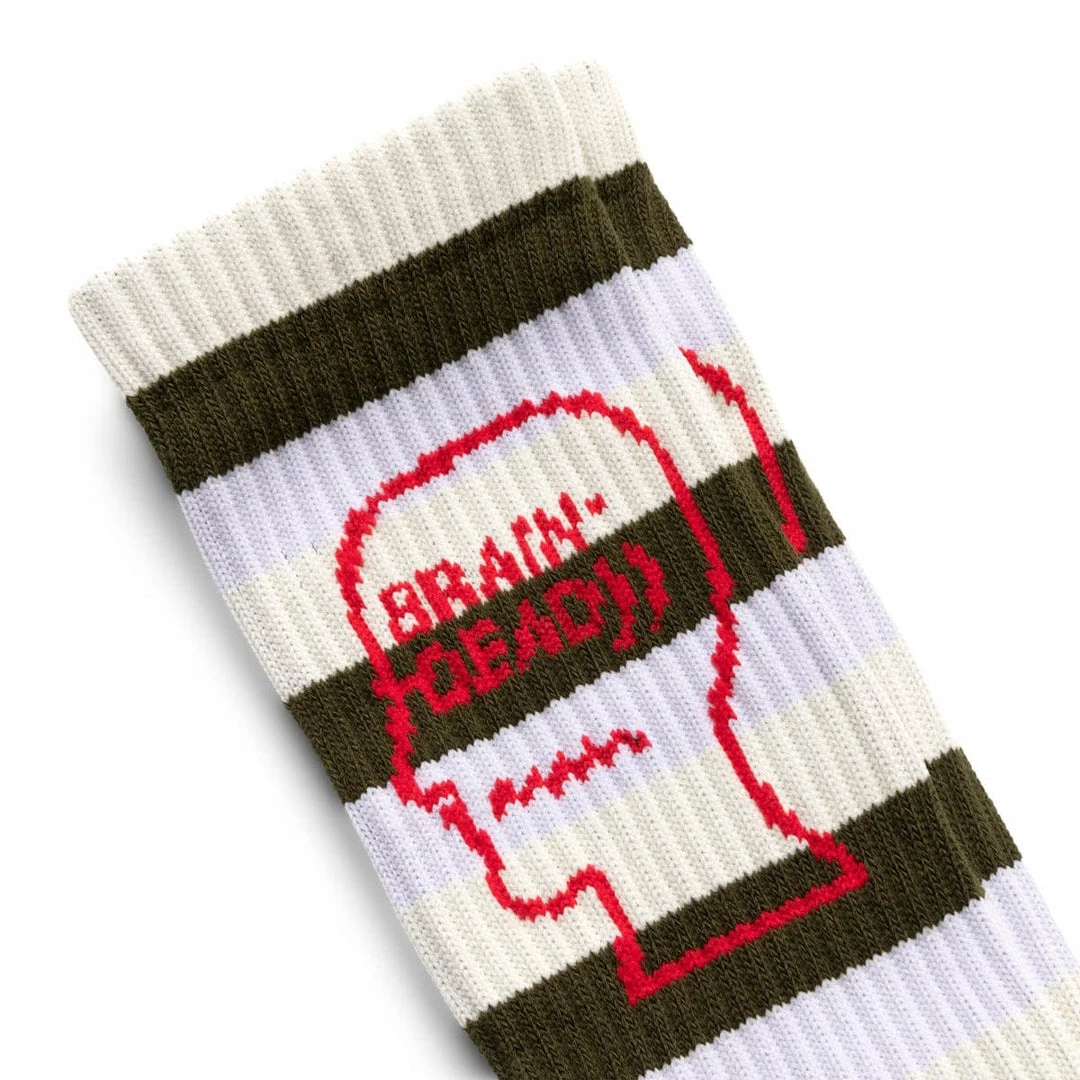 Brain Dead Belts STRIPED LOGO HEAD SOCK