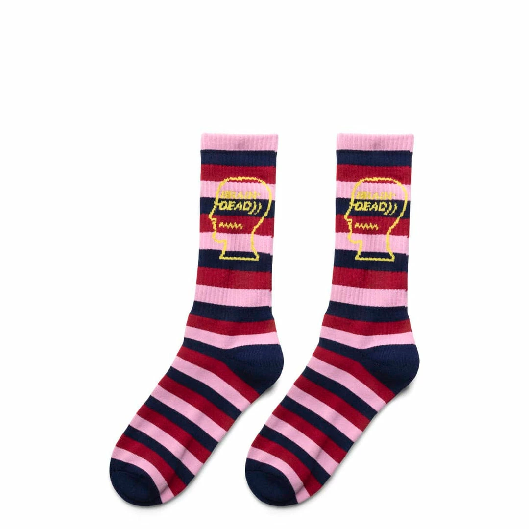 Brain Dead Belts STRIPED LOGO HEAD SOCK