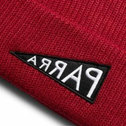 By Parra Belts MIRRORED FLAG LOGO BEANIE