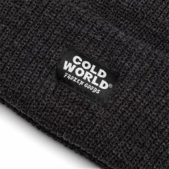 Cold World Frozen Goods WOVEN LABEL BEANIE