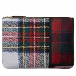 Comme Des Garçons Wallet Belts TARTAN PATCHWORK
