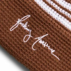 Fucking Awesome Belts CURSIVE WAFFLE CUFF BEANIE