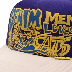 Kapital DENIM MEN LOVE CATS TRUCKER CAP Belts