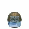 Kapital DENIM REPAIR SERVICE DENIM-RECONSTRUCT TRUCKER CAP