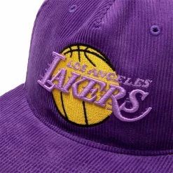 Mitchell & Ness X BODEGA WORLDWIDE RESPECT LAKERS SNAPBACK