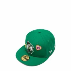 New Era 59FIFTY BOSTON CELTICS CHAIN STITCH HEART FITTED CAP Belts