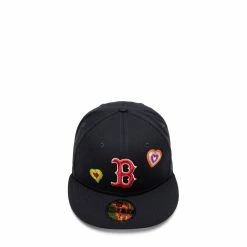 New Era 59FIFTY BOSTON RED SOX CHAIN STITCH HEART FITTED CAP Belts