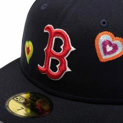 New Era 59FIFTY BOSTON RED SOX CHAIN STITCH HEART FITTED CAP Belts