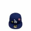 New Era Belts 59FIFTY LOS ANGELES DODGERS CHAIN STITCH HEART FITTED CAP