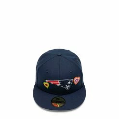New Era 59FIFTY NEW ENGLAND PATRIOTS CHAIN STITCH HEART FITTED CAP Belts