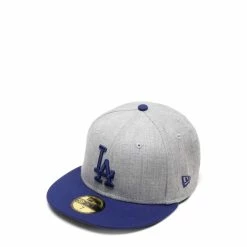 New Era Belts 59FIFTY LOS ANGELES DODGERS HEATHER FITTED CAP