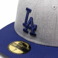 New Era Belts 59FIFTY LOS ANGELES DODGERS HEATHER FITTED CAP
