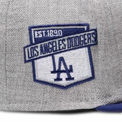 New Era Belts 59FIFTY LOS ANGELES DODGERS HEATHER FITTED CAP