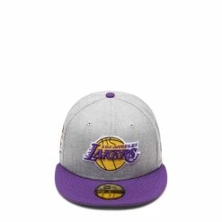 New Era Belts 59FIFTY LOS ANGELES LAKERS HEATHER FITTED CAP