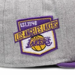 New Era Belts 59FIFTY LOS ANGELES LAKERS HEATHER FITTED CAP