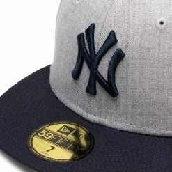 New Era 59FIFTY NEW YORK YANKEES HEATHER FITTED CAP Belts