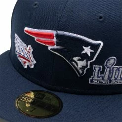 New Era 59FIFTY NEW ENGLAND PATRIOTS HISTORIC CHAMPS FITTED CAP Belts