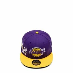 New Era 9FIFTY LOS ANGELES LAKERS SIDE FONT SNAPBACK CAP