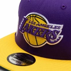 New Era 9FIFTY LOS ANGELES LAKERS SIDE FONT SNAPBACK CAP